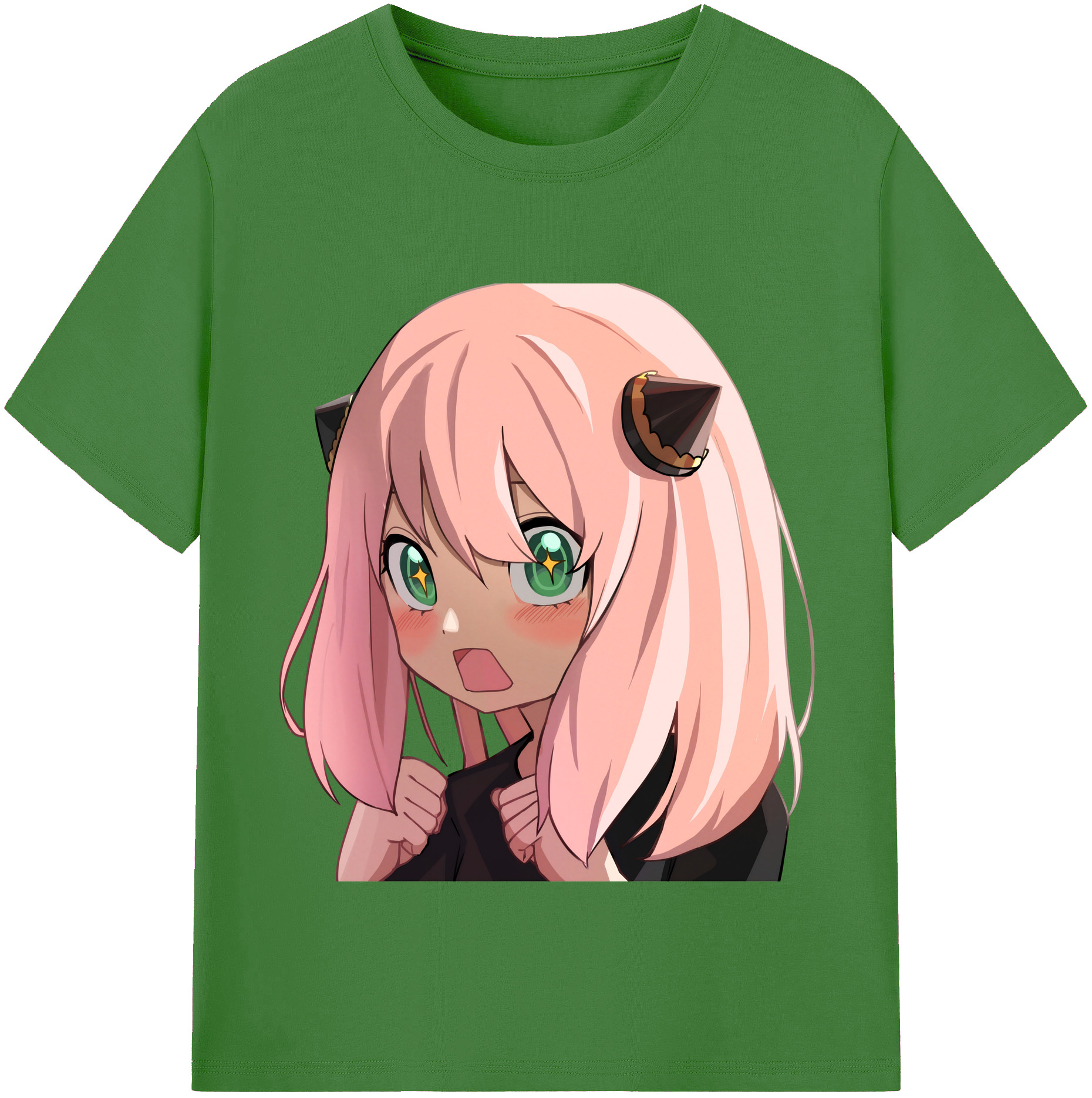 （画像用） SPY×FAMILY间谍家家酒 レディースカジュアルプリントTシャツ（綿100％）